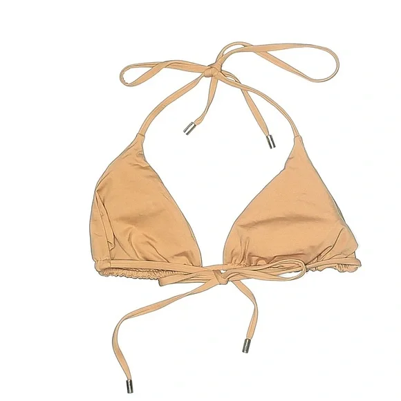 Monday Swimwear Tan Nude String Bikini Two Piece Set Size Medium